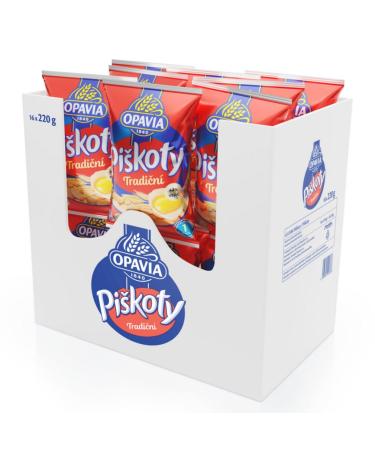 Kolonada Opavia Pi koty Traditional biscuits (16 packs of 220 g 3520 g)