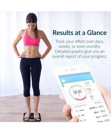 Shoreline Energy Body Scale - Weight & Body Composition Measurements - Bio Impedance Analysis Technology for Accurate Tracking - Multiple Users Allowed - Includes Measuring Tape & Fat Calliper Black - Buy Online on GoSupps.com