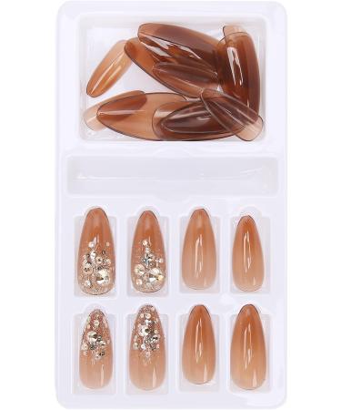 Gradient Fake Nails Tips - Finished Colored False Nails Tips Fake Artificial Press On Nails(F745-2) - Buy Online on GoSupps.com