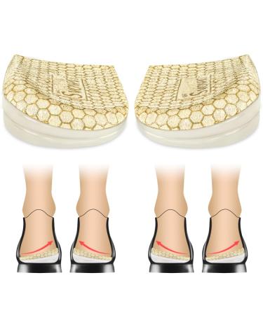 3 Layers Adjustable Supination Overpronation Insoles Anti-Slip Medial Lateral Heel Wedge Insoels for Foot Alignment Knee Pain Bow Legs Osteoarthritis (Beige S: W 4-7.5/ M 6-7) S: W 4-7.5/ M 6-7 Beige