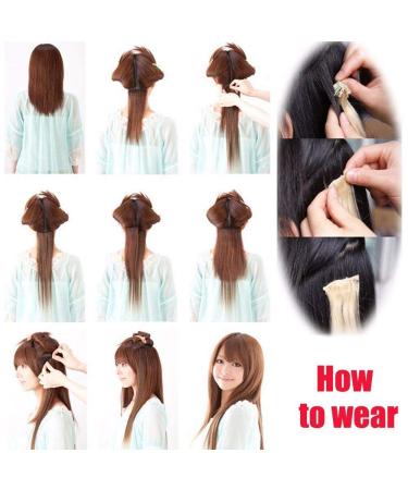 Buy Clip In Extensions - Real Remy Hair Thin 8 Wefts 18 Clips 55cm 75g - #1 Black - International Shipping Available - Buy Online on GoSupps.com