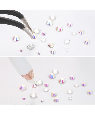 Beadsland 2880pcs Flatback Nail Rhinestones Kit - Clear AB & Crystal Rhinestones for Makeup and Crafts - 6 Sizes - Set 06 - Buy Online on GoSupps.com