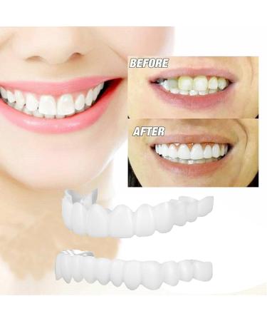 Buy Flipped Warm Veneers | Instant Fake Teeth for Top & Bottom | Cosmetic Dentures for Bad Teeth | International Shipping Available - Buy Online on GoSupps.com