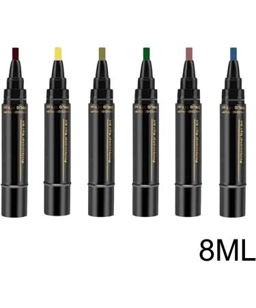 Nail Art Gel Pen Set - Drying Nail Color Pens for Women and Teens No UV Required 6 Color Nail Paint Kit for DIY Manicures and Pedicures - - Buy Online on GoSupps.com