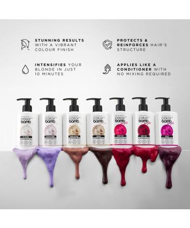 Jerome Russell Color Bomb Brights Ruby Red Colour Depositing Conditioning Mask 300ml - Buy Online on GoSupps.com