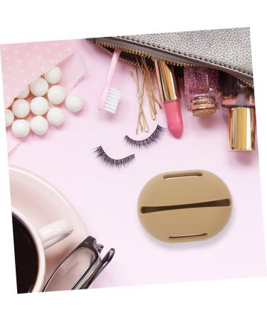 Healeved 1set Powder Puff Storage Box Sucker Miss Silica Gel Cosmetics Khaki 20X4.8CM - Buy Online on GoSupps.com