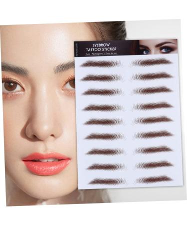 FOMIYES 8 Pcs Eyebrow Stickers Blush Makeup Make up Kit Eyebrown Sticker Eyebrow Tool 6d Water Proof Shaper - Buy Online on GoSupps.com