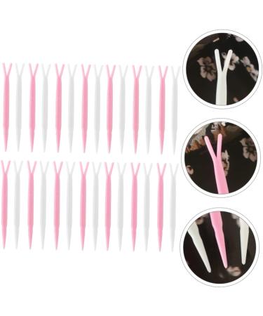 Housoutil 100pcs Double Eyelid Y-shaped Fork Stickers Makeup Accessories Eyelid Sticker Fork Supplies Cosmetic - Buy Online on GoSupps.com
