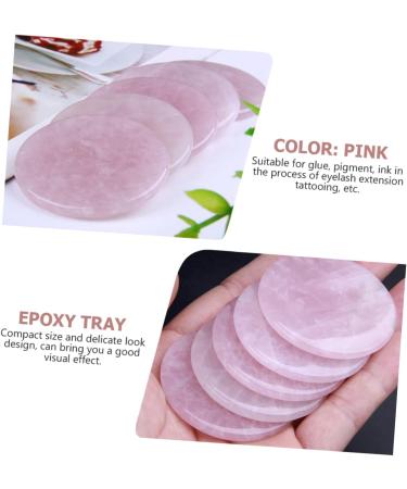 minkissy Glue Gasket Fake Eyelashes Tools False Eyelashes Lash Glue Pad Lash Glue Holder Glue Pallet Glue Holding Gasket Creative Glue Holder Beauty Tool Makeup Tool Jade Make up Auxiliary - Buy Online on GoSupps.com