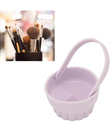 Makeup Brush Cleaning Mat 2 in 1 Silicone Makeup Brush Cleaner Bowl with Drying Holder & Brush Cleaning Scrubber Tool Multifunctional Cosmetic Sponge Brush Bristle Cleaning Bowl - Buy Online on GoSupps.com