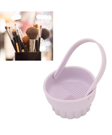 Silicone Makeup Brushes Cleaning Bowl - Embossed Design Quick Drain Function & Textured Surfaces for All Brushes & Sponges - Buy Online on GoSupps.com