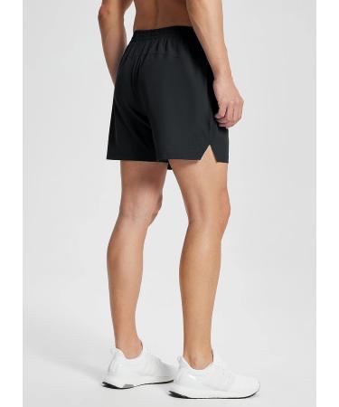 BALEAF Men's 5'' Running Shorts - Quick Dry Lightweight - Black Medium - Buy Online on GoSupps.com