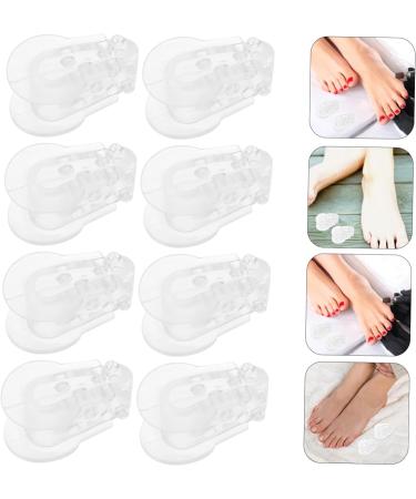 Silicone Gel Thumb Splint Set - 4 Pairs for Bunionette Spreaders and Big Toe Alignment - Pedicure Tools for Bunion Relief and Yoga Practice - Buy Online on GoSupps.com