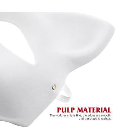 Homoyoyo Cat Masks Set - 10 Unpainted DIY Masquerade Masks for Halloween Cosplay & Costume Parties - Buy Online on GoSupps.com