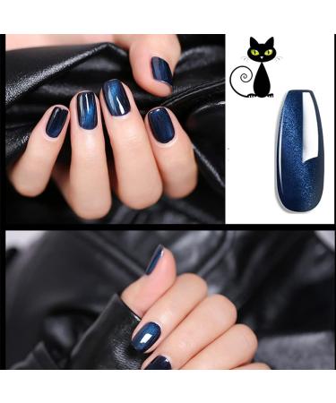 Allenbelle Cat Eye Gel Nail Polish Set - Soak Off Magnetic Gel Polish (Lot of 4pcs 7.3ML/pc) | UV LED Required - Includes Magnet as Gift - Buy Online on GoSupps.com