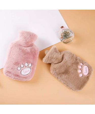 1000ml Cute Cartoon Animal Heat Bottle - Portable Plush Hot Water Bag for Winter Hand Warmth - Ideal for Women - Buy Online on GoSupps.com