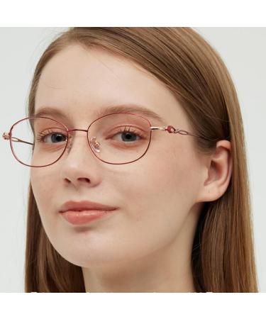 Women s HD Harz Anti-Blue Light Glasses | Ultra-Light Pure Titanium Frame | Dioptria +1.0 to +3.0 | International Shipping - Buy Online on GoSupps.com