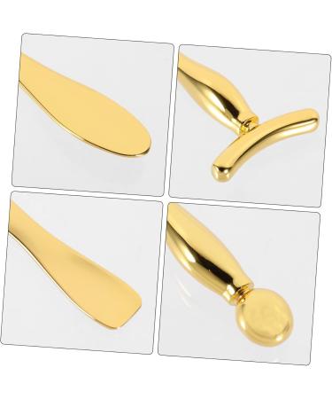 3ST Eye Massage Device | Multi-Functional Makeup Applicator & Skin Care Tool | Zinc Alloy Cream Spoon & Massage Pin - Buy Online on GoSupps.com