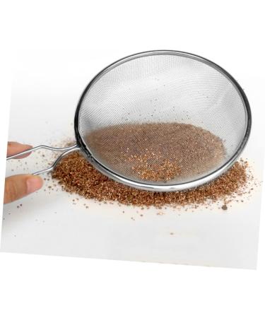 BESPORTBLE 2pcs Pet Sand Shovel Fish Tank Filters Terrarium Tank Fine Sand Sifter Reptiles Barbed Wire Silver 26x14cmx2pcs Silverx2pcs - Buy Online on GoSupps.com