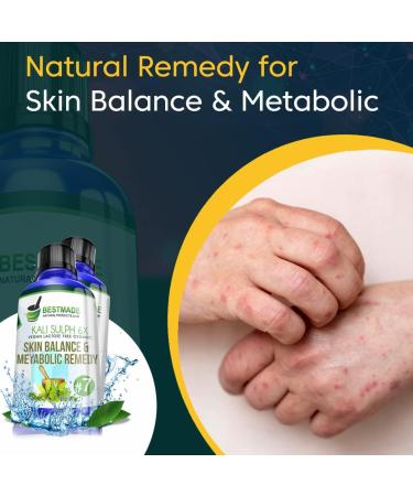 Buy Bestmade Vegan Lactose-Free Organic Kali Sulphuricum 6X Cell Salt - International Shipping Available - Buy Online on GoSupps.com