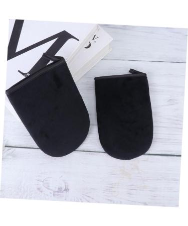 Ipetboom 2pcs Self Tanning Applicator Mitt Soft Tanning Gloves for Even Application for Men and Women Comfortable and Black - Buy Online on GoSupps.com
