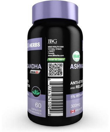 Premium Grade Ashwagandha (KSM-66) Certified Organic and Non-GMO 5% Withanolides - Buy Online on GoSupps.com