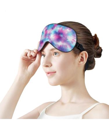 Adjustable Strap Tie Dye Sleep Mask | Block Light for Better Sleep | Travel Blindfold for Men and Women - Buy Online on GoSupps.com