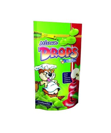 Sweet Tooth Drops For Rodents Apple 75 Grams, Sweets, Gummy Candies, Rodents