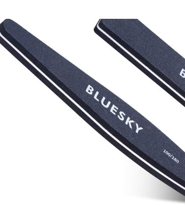 Bluesky Nail Buffer Rhombus Professional Nail Tool For Gel Nails Double Sided Dual Grade Grit 100/180 Manicure and Pedicure Accessories - Buy Online on GoSupps.com