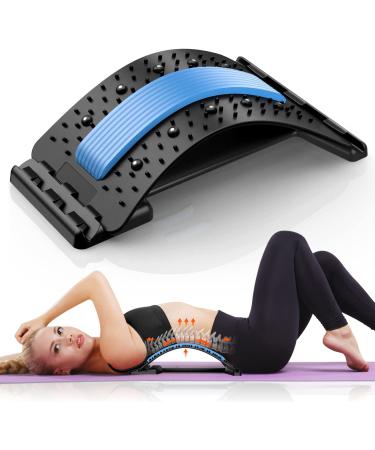 CNON Back Stretcher - Multi-Level Pain Relief Board for Herniated Disc, Sciatica, Scoliosis - Black - Buy Online on GoSupps.com