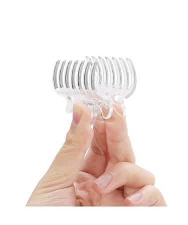 ZIBARBER 12 Pack Crystal Clear Hair Claw Clips for Women - Strong Hold Jaw Clips for Fine & Thick Hair - Hair Grip Accessories 2 Inch - Buy Online on GoSupps.com