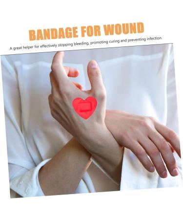 30 Sheets Heart Stickers | Waterproof Fingertip Bandages for Kids | Medical Adhesive Care Patches - Buy Online on GoSupps.com