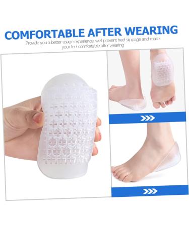 NOLITOY 5 Pairs U-Shaped Heel Pad Inserts | Orthotic Gel Heel Grips for Men & Women | Comfortable High Heel Cushions & Damping Insoles - Buy Online on GoSupps.com