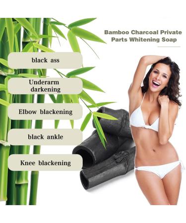 Acanthosis Nigricans Treatment Bamboo Charcoal Soap Activated Charcoal Black Bar Soap Dark Spot Remover Soaps Suitable for Any Part (3 pcs) - Buy Online on GoSupps.com