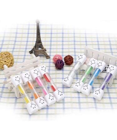 Hostk 7pcs Hourglass Toothbrush Timer Set for Kids - Fun Gift & Classroom Decoration - Buy Online on GoSupps.com