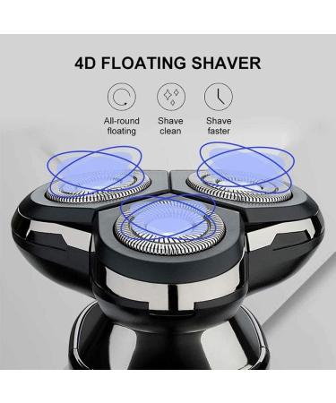 Buy Electric Shaver Razor for Men - Quick Rechargeable Wet Dry Rotary Shaver with LED Display Portable Cordless Travel USB Shaver - Buy Online on GoSupps.com