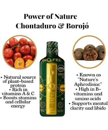 BiQFEL Daily Multivitamic for Men and Women Liquid Natural Extracts Energy Focus 500ml (2) - Buy Online on GoSupps.com