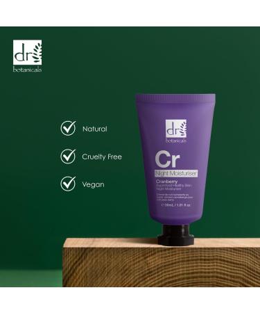 Dr Botanicals Cranberry Superfood Night Moisturiser 60 ml - Buy Online on GoSupps.com