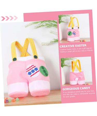 Alipis Trousers for Age Themed Kids Party Lovely Portable Style Candy Bag Suspender on Cartoon Storage 18X15X7CM Pink - Buy Online on GoSupps.com