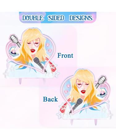 Taylor Cake Topper for Lover Glitter Happy Birthday Supplies Toppers Party Decorations Favors - Buy Online on GoSupps.com