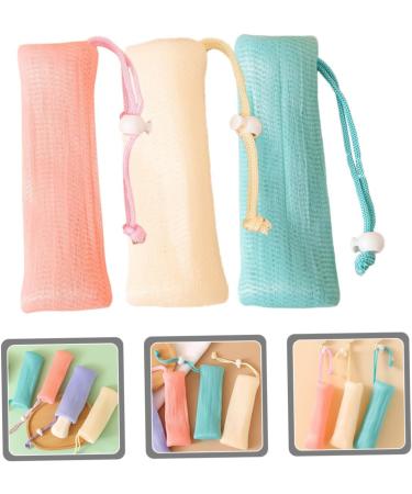 Didiseaon 3pcs Soap Bag Foam Net Bathing Soap Bags Soap Exfoliating Pouch Soap Savers Pouch Soap Sleeve Pe - Buy Online on GoSupps.com