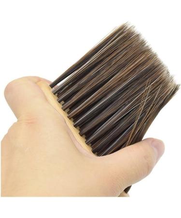 Lckjlj Hairbrush - Premium Solid Wood Sponge Brush for Hairdressers | Soft Small Hair Cleaning Brush - Brown - Buy Online on GoSupps.com