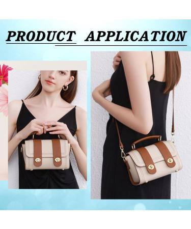 Wadorn 2.5cm Double-Sided PU Leather Belt Strip - 4m Flat Leather Cord for DIY Pocket Straps & Watch Bracelets - Brown - Buy Online on GoSupps.com