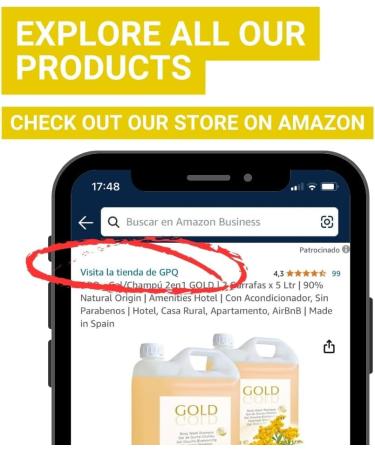 GPQ GESPROQUIMIA SL GPQ Amenities Hotel 2in1 golden gelshampoo 2 bottles x 5 l 94 natural with conditioner without parabens hotel rural house holiday home B & B produced in Spain sweet 5 l Paquete de 2 - Buy Online on GoSupps.com