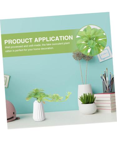 Zerodeko 2 Pcs Simulation Plant Succulent Outdoor Small Greenery Decor Artificial Succulents Photo Mini Decor Plants Wedding Scene Layout Prop Plastic Child Christmas The Flowers Greenx2pcs 29x18cmx2pcs - Buy Online on GoSupps.com