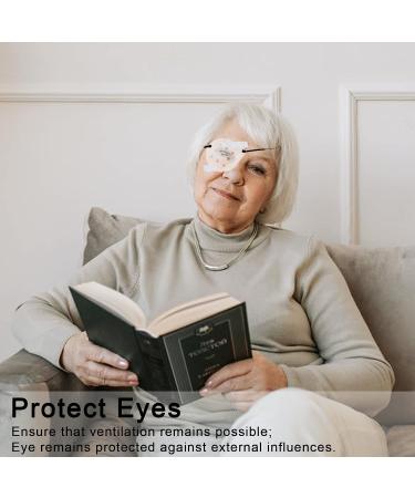 Plastic Eye Shield Set for Post-Surgery Protection - 2 Pcs Eye Patch with Tape and Elastic Rope - Clear - Buy Online on GoSupps.com