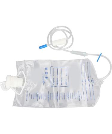 Penrux Clear Silicone Input Bag Set - 3000 ml Inlet Cleaning Bags with Hose for Home Intestinal Cleaning - Perfect for Coffee & Water Use - Buy Online on GoSupps.com