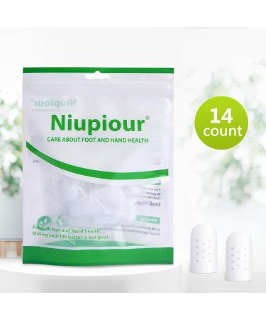 Silicone Toe Protectors - 14 Pack Gel Little Toe Covers for Men Women & Kids | Breathable Cushion Sleeves for Pain Relief & Comfort - Buy Online on GoSupps.com