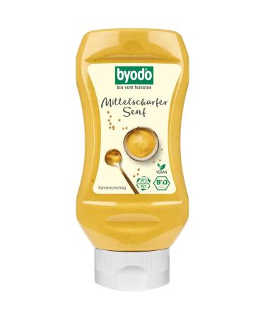 ByoDo Byodo Organic Medium-Spiky Mustard Bottle in PET 300ml (6 x 300ml)