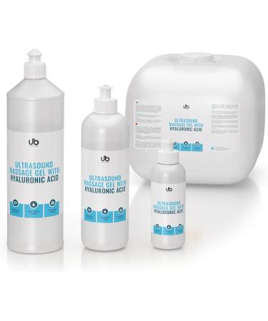 ub Ultrasonic Massage Gel with Hyaluronic Acid | Conductive Gel | For Aesthetic Ultrasonic Treatments 500ml - Buy Online on GoSupps.com